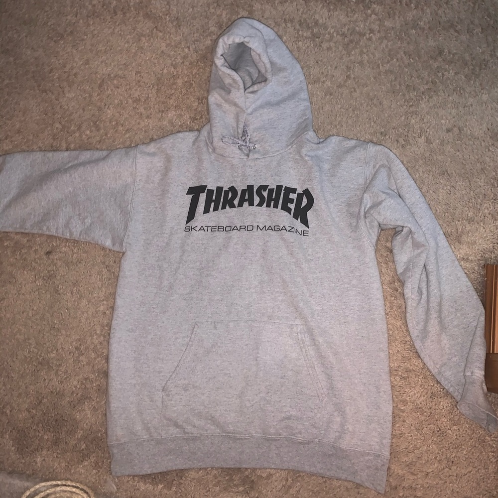 Gray Thrasher Hoodie